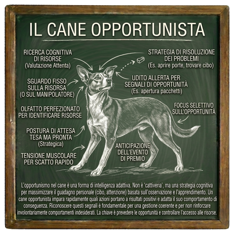 Il cane opportunista