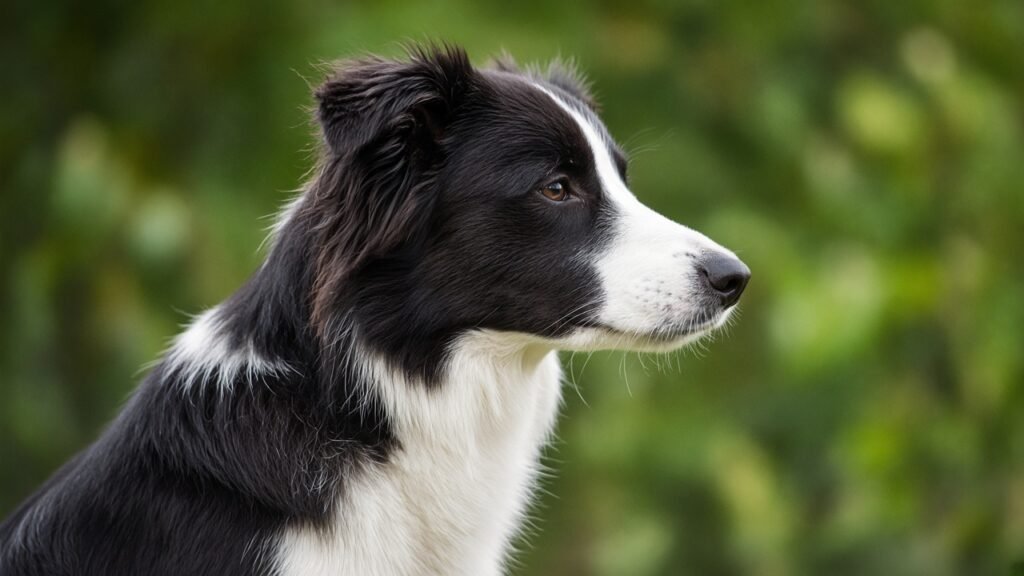 cane ripreso di profilo