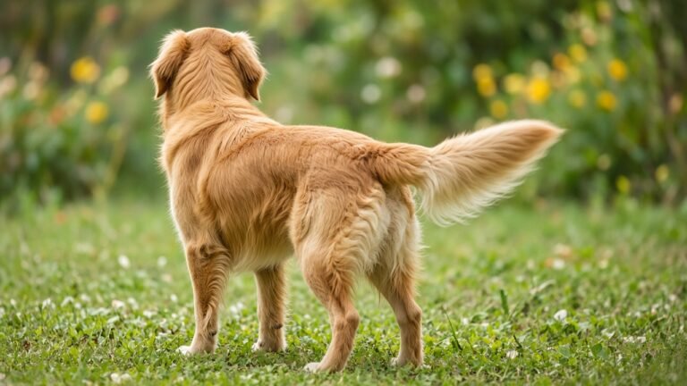 cane che muove la coda